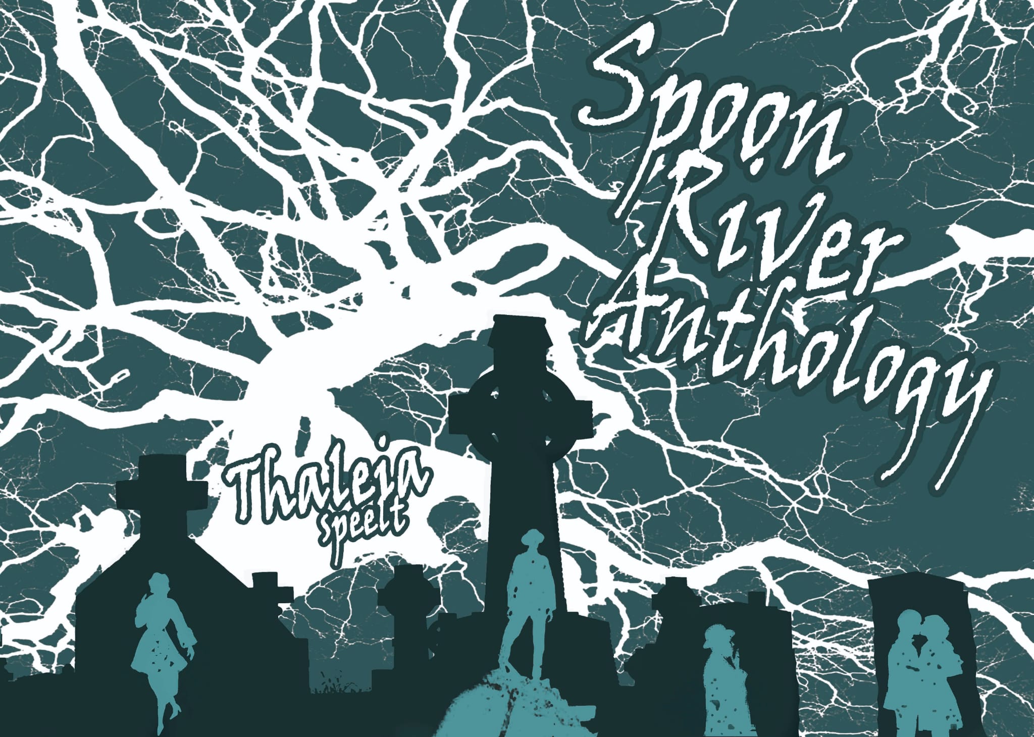 voorkant van de flyer van Spoon river Anthology